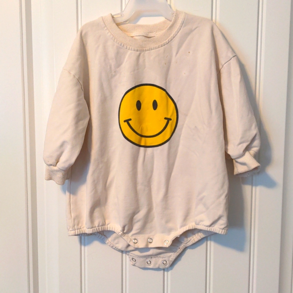 Smiley onesie romper